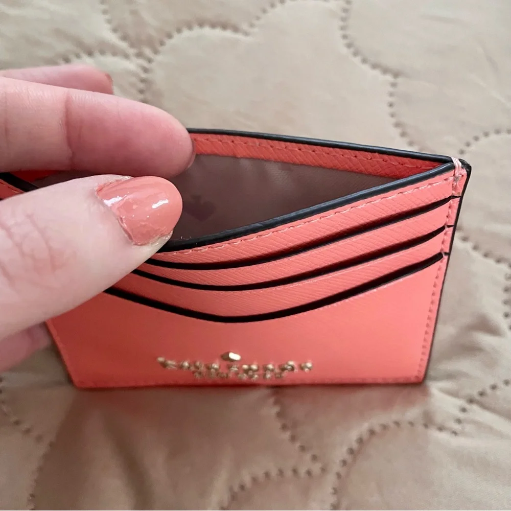 Kate Spade Pink Card Holder - Picture 5 of 9